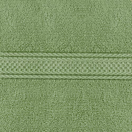 Utopia Towels 6 Pack Premium Hand Towels Set, 16 by 28 inches, 100% Ring Spun Cotton, Ultra Soft and Highly Absorbent 600GSM Towels for Bathroom, Gym, Shower, Hotel, and Spa, Sage Green - color: Sage Green, size: 6 Hand Towels