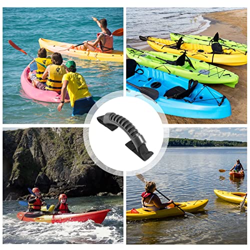 Piutouyar 2 Pcs Kayak Handles Replacement Kayak Carry Handles Rubber Handles Canoe Boat Side Mount Carry Handle for Kayaks Suitcase Luggage - size: Kayak Handle With Fixing End