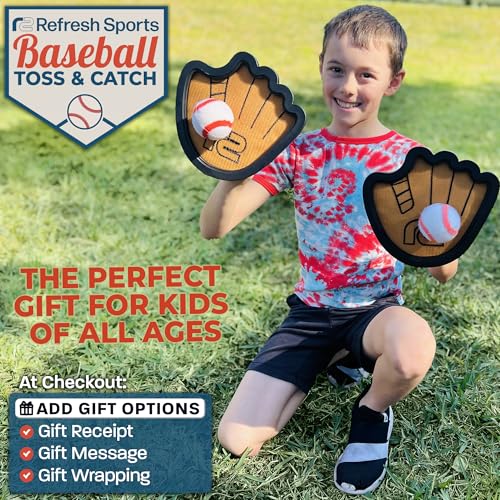 Toss and Catch Ball Game Set - Easy to Use Sticky Balls & Beginner Baseball Training Glove - Premium Toy Paddle Fits All Hand Sizes From Toddlers to Teens & Adults - Fun Gift Idea for Boys and Girls - style: 4 Pack