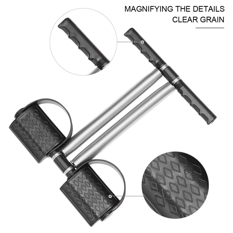 GALPADA Fitness Equipment Exercise Puller Gym Pedal Leg Exerciser Leg Training Equipment Stretch Board Steel