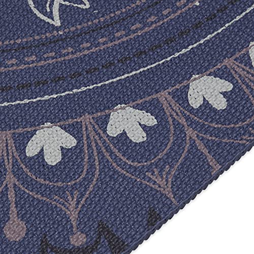 Gaiam Premium Yoga Mat, 6mm Thick Print Mat | Premium 6mm thick cushioning for joint support. Non-slip print design for yoga, Pilates & floor workouts. - color: Here & Now