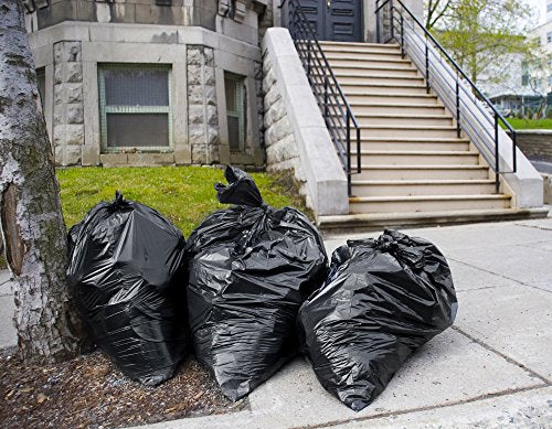 95-96 Gallon Trash Bags Heavy Duty (25 Bags w/Ties Value pack) Extra Large Trash Bags, 90 Gallon, 95 Gallon, 96 Gallon, 100 Gallon - size: 25 Count (Pack of 1)