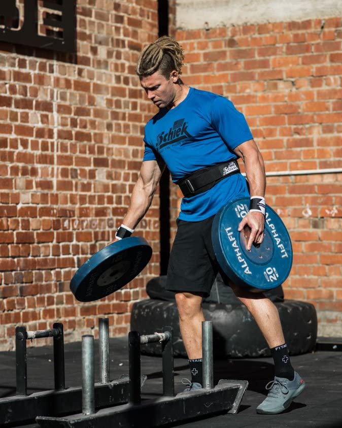 Schiek Sports Model 2004 Nylon 4 3/4" Weight Lifting Belt - Black - color: Black, size: X-Small