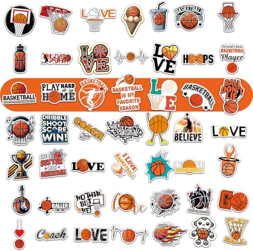 Basketball Party Favors, 12 Pack Basketball Water Bottles with 300 PCS Stickers, 20 oz Sports Squeeze Bottle, BPA-Free Reusable Water Bottles Bulk for Boys, Gifts For Team - style: 2# 12 Pack-Basketball