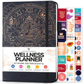 Legend Wellness Planner & Food Journal – Daily Diet & Health Journal with Weight Loss, Measurement & Exercise Trackers – Lifestyle & Nutrition Diary – Lasts 6 Months, A5 size – Mystic Gray - color: Mystic Gray Gold Foil, size: A5 (5.8” x 8.3”)