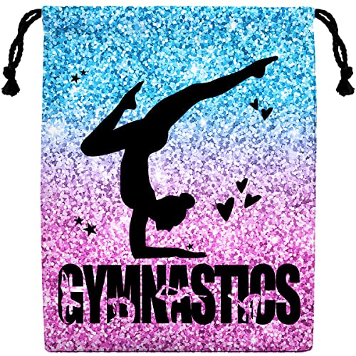 Gymnastics Drawstring Grip Bags Small Drawstring Bag Waterproof Gym Storage Pouch For Holding Gymnastics Grips - color: Gymnastics 2
