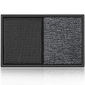 LOSTRONAUT 2-in-1 Wet Dry Shoe Cleaner - 25''x16'' Non Slip Floor Mat, Indoor & Outdoor Welcome Rug, Disinfectant Mat for Doors