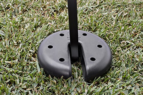 Quik Shade Set of 4 Heavy Duty Weight Plates for Securing Instant and Pop-Up Canopies and Tents,Black