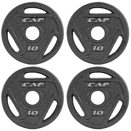 CAP Barbell 2-Inch Olympic Weight Plate | Multiple Options - size: 10 lb - Set of 4, style: Elite