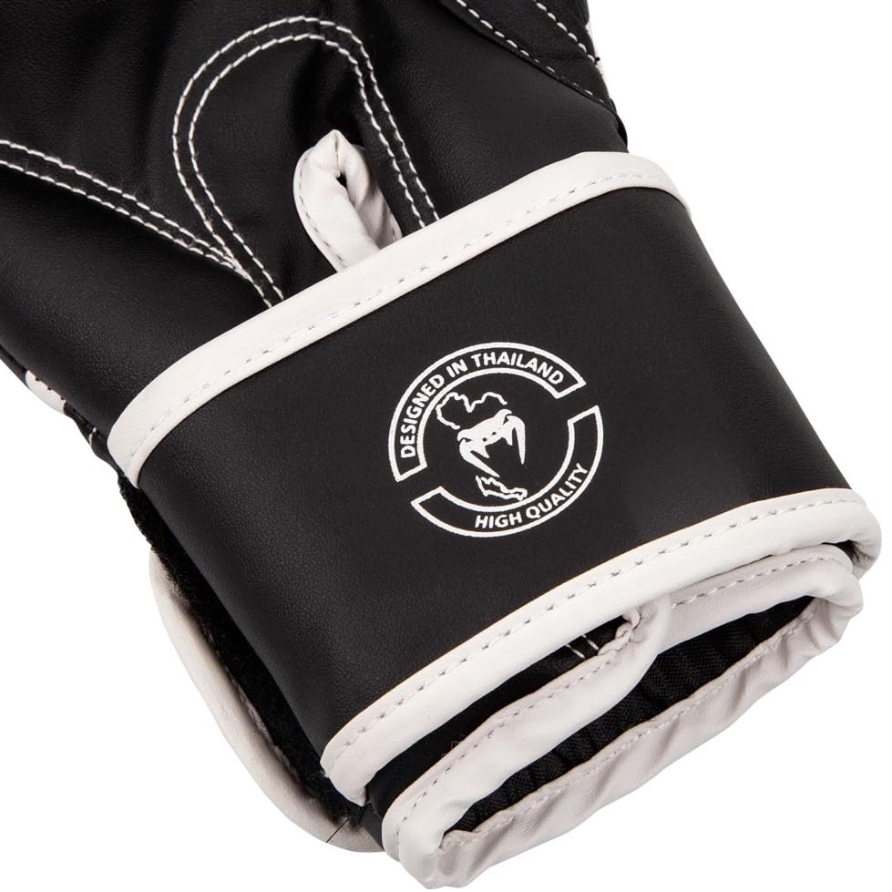 Venum Challenger 2.0 Boxing Gloves - For Kids - color: Black/White, size: 8-Ounce