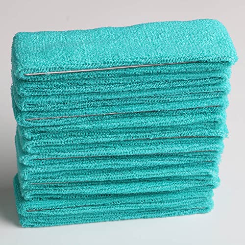 Cotton Sweatband Headbands,Pack of 12,Elastic Stretchy Sport Terry Cloth Sweat Bands,Yoga Workout Fitness Exercise Basketball Headband - color: 12pcs x aquamarine cotton sweatband headbands