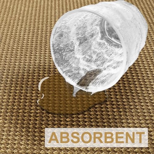 LEKEEPGO Door Mat 17"x29", Low-Profile Door Mat Indoor Entrance, Non Slip Rubber Backing Front Indoor Door Mats, Washable Absorbent Entry Doormat Inside Door Mats Resist Dirt Entryway Mat, Light Brown - color: Light Brown, size: 1'5" X 2'5" (Rectangular)