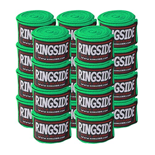 RingsideBoxing Handwraps - color: Neon Green, size: 10 Pairs