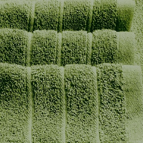 Tens Towels Pack of 8 Towels Set, 2 Extra Large Bath, 2 Hand, 4 Washcloths, 100% Cotton, Lighter Weight, Quicker to Dry, Super Absorbent, Perfect for Bathroom, Green - color: Green