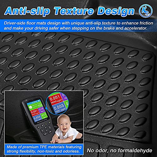 Vehicle Specific Fit Floor Mats for Jeep Gladiator JT 2020-2026 4-Door, All Weather Floor Liners for Gladiator Accessories, Heavy Duty Car Floor Mat - size: 2)Jeep Gladiator【2020-2025】