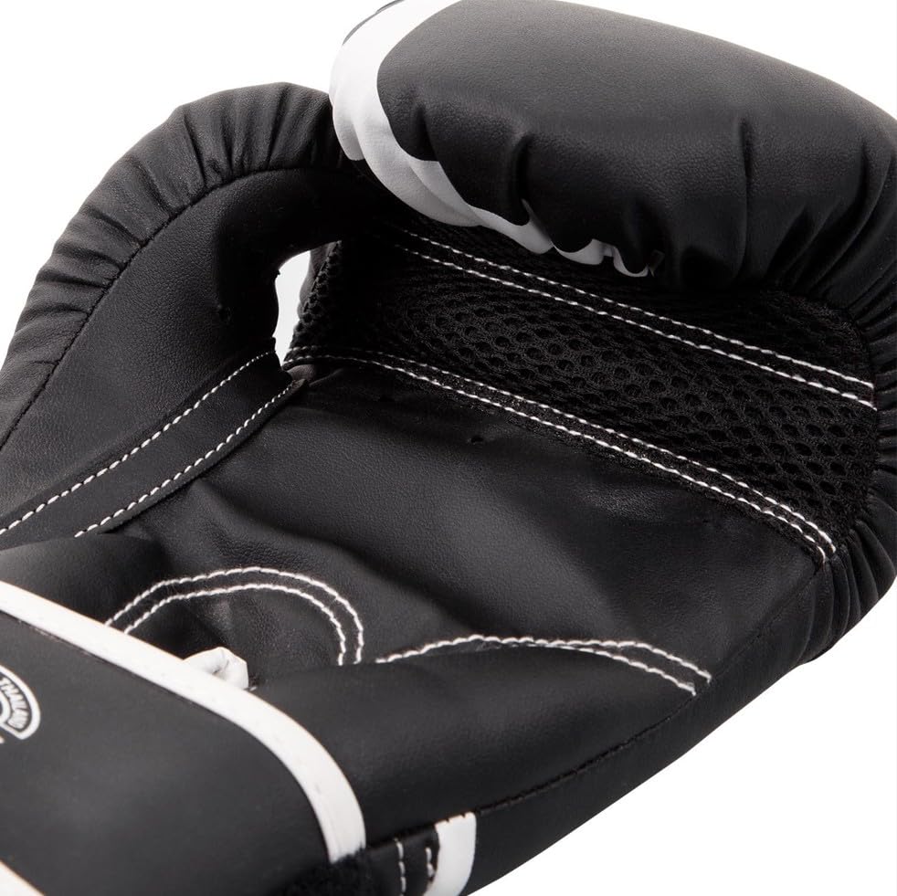 Venum Challenger 2.0 Boxing Gloves - For Kids - color: Black/White, size: 8-Ounce