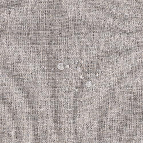 QILLOWAY Indoor/Outdoor Bench Cushion, Thick Upholstery Foam Couch Swing Pads with Ties,48-Inches,Tan/Gray. - color: Tan/Gray