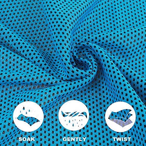 Cooling Towel Sport Ice Towel Quick Dry Cold Blanket Sweat Absorption Microfiber Instant Chilly Towel Neck Wrap for Running Swimming Yoga Gym Exercise