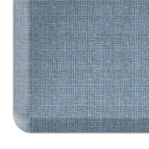 NewLife by GelPro Ergo-Foam Cushioned Anti-Fatigue Standing Kitchen Floor Mat, Padded Stain-Resistant, Waterproof, Non-Slip Comfort Padded Desk/Office Mat - 20" x 32", Tweed Hydrangea - color: Tweed Hydrangea, size: 32"L x 20"W x 0.8"Th