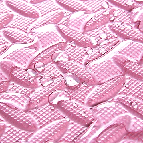 16Pcs Foam Play Mat, EVA Soft Interlocking Floor Mats, Solid Colored Foam Puzzled Floor Mats, Baby Play Mat Exercise Mats with Storage Bag(White/Pink/Gray Blue) - color: White/Pink/Light Blue, size: 16 Pcs/47.2*47.2