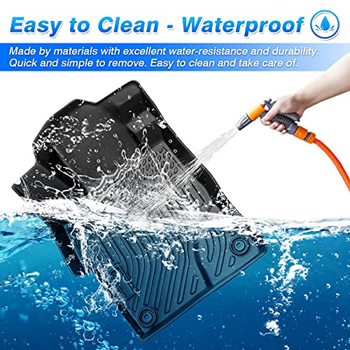Cartist Custom Fit for Floor Mats Honda Civic 2012 2013 2014 2015 All Weather Waterproof Floor Liners Front & Rear Row Carpet Protection Mat TPE (Not fit for 2 Doors Couple) - size: 4)Honda Civic【2012-2015】