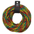 Airhead 1-6 Person Tow Rope for Towable Tubes, Heavy Duty Boat Towline for Tubing, UV Resistant 16 Strand Polypropylene with Rope Keeper, up to 6,000 lb Break Strength - size: 4 Person