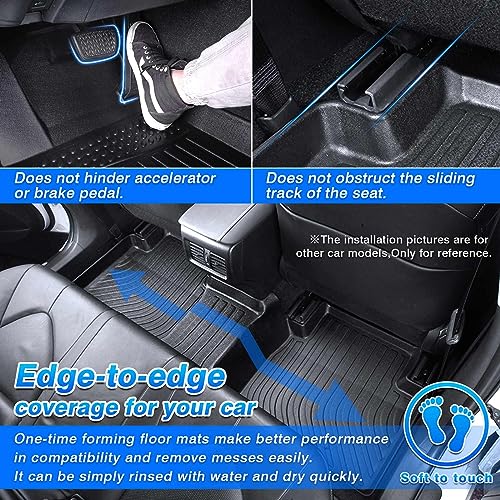 Cartist Floor Mats Compatible with Hyundai Tucson 2016-2021 & Kia Sportage 2017-2022 Floor Mat for Tucson Accessories All Weather Cargo Liners Carpet Protection TPE Odorless - size: 3)Hyundai Tucson【2016-2022】Kia Sportage【2017-2022】