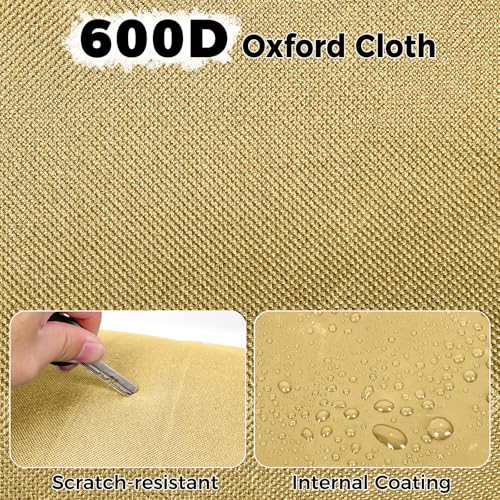 200 LBS Sand Bags for Weight, Umbrella Base Weights Sandbags, 4 Packs Fillable Heavy Duty Weight Sandbag for Outdoor Furniture Garden Backyard Patio Umbrella Trampoline Poolside Accessories (Khaki) - color: Khaki