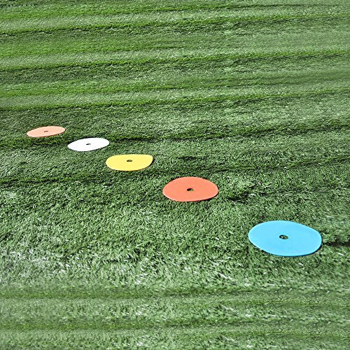 Flat Cones Spot Markers Soccer Basketball Sports Speed Agility Training - color: Orange