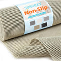 Songrey Non-Adhesive Drawer and Shelf Liner, Non Slip Cabinet Liners, Protect Kitchen Cupboard, Bathroom Drawers, Breathable, Thick Strong Grip mat (20IN x 10FT, Beige) - color: Beige, size: 20"W x 120"L