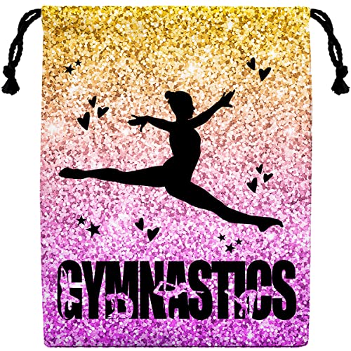 Gymnastics Drawstring Grip Bags Small Drawstring Bag Waterproof Gym Storage Pouch For Holding Gymnastics Grips - color: Gymnastics 5