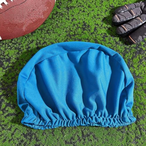 Ramede Football Helmet Covers for Practice Scrimmage Cap Helmet Cover Scrimmage Cap for Youth Adult Football Hockey Training Accessories 10.4 Inch in Diameter - color: Blue, size: Regular Style