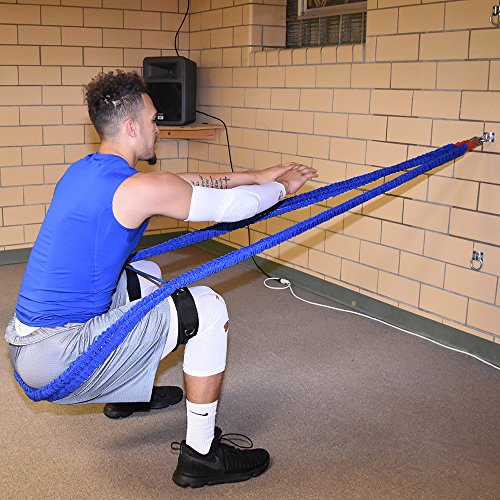 Acceleration Speed Cord Bungee Multi-Sport Resistance Training Kit - Improve Strength, Power, Agility, Vertical Jumping, Sprint Speed – 3 Waist Belt Sizes (S, M, L) Available - Kinetic Bands - size: Small (31 inch waist and under)