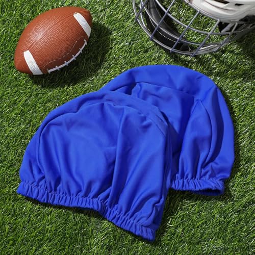 Ramede Football Helmet Covers for Practice Scrimmage Cap Helmet Cover Scrimmage Cap for Youth Adult Football Hockey Training Accessories 10.4 Inch in Diameter - color: Dark Blue, size: Regular Style