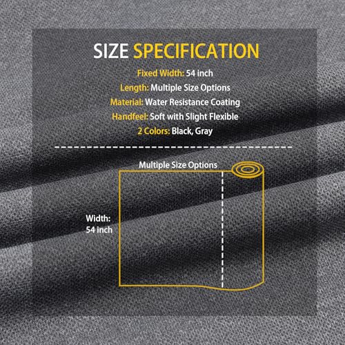36"x54" Speaker Grill Cloth Fabric Stereo Mesh Fabric Water Resistant for Replacement Speaker Covers Protection Marine Boats Yachts Audio Party Stereo Equipment Gray - color: Gray, size: 36"x54"