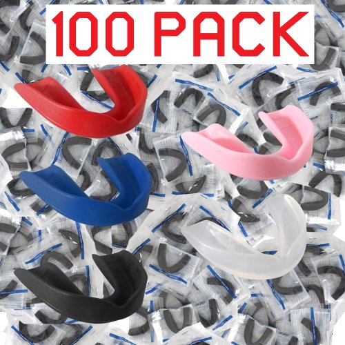 Ringside Boxing MMA Mouth Guard (100 Pack), Royal - color: Royal, size: 100 Pack