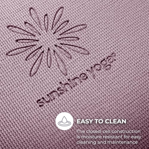 Voyage 5mm Studio Yoga Mats, 6 Pack, 72x24in | Extra Long, Anti-Tear Exercise Mats for Workout, Stretching, Fitness - Non Slip Gym Mats for Home, Schools and Studios - color: Lilac