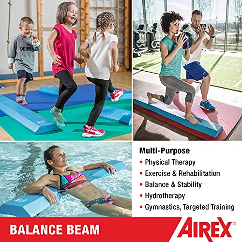 AIREX Balance Pad – Stability Trainer for Balance, Stretching, Physical Therapy, Exercise, Mobility, Rehabilitation and Core Training Non-Slip Closed Cell Foam Premium Balance Pad - color: Blue, size: Beam