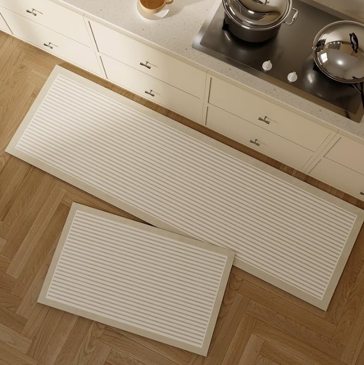 Anti-Slip Diatom Mud Bathroom Floor Mat, 3.7Mm Thick, Non-Slip Quick-Dry Foot Mat, Suitable for Kitchen Sink, Bathroom Dry Area, Laundry Room Corridor(15.74 * 47.24inches)
