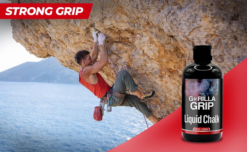 Liquid Chalk for Gym & Sports-Extra Strong Grip Lifting Chalk for Fast Drying,Weightlifting,Rock Climbing & Pole Fitness - style: 4x50ml