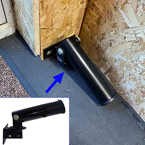 MARSAFIT Wall Mount Post Landmine Attachment for Barbell Bar with 360 Degree Rotation, T-bar Row Attachment Landmine Base, Fitness Exercise Equipment Fits 2 Inch Olympic Bars