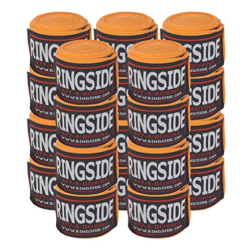 RingsideBoxing Handwraps - color: Neon Orange, size: 10 Pairs