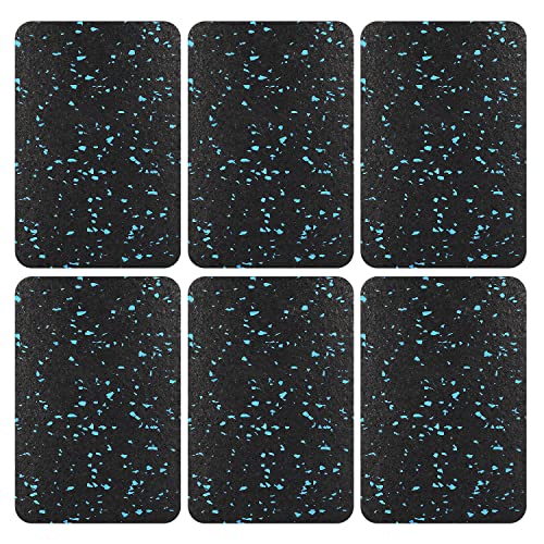 Exercise Equipment Mat Pads - 4 PCS Rubber Anti-Vibration Pads for Stationary Bike and Rower - Rectangular Floor Protector for Hardwood Floors - 4.7"x3.2"x0.5" - size: 4.7" x 3.2" x 0.5"