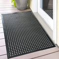 Uniboho Outdoor Rubber Floor Mats Anti Slip Commercial Resturant Kitchen Mat Rubber Drainage Mat 35x24 Inch Heavy Duty Door Mat for Garage Garden Indoor Outside Industral Pool Entrance Bar Wet Area - size: 35x24 inches