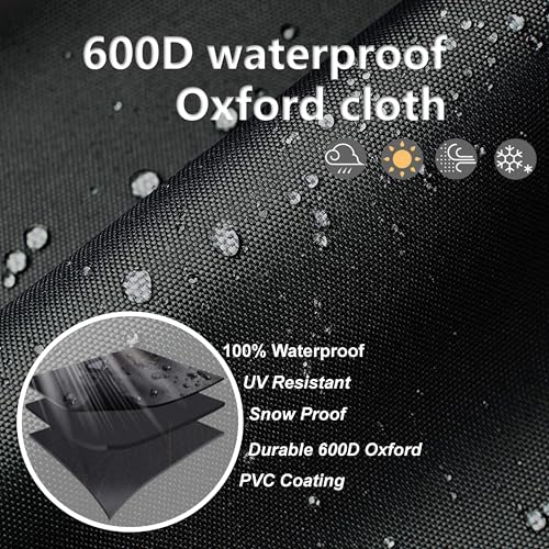 Basketball Hoop Sandbag - Heavy Duty Weighted Bottom Anchor for Basketball Hoops - 600D Oxford Fabric Waterproof Dustproof, Windproof, 17.7" D x 17.7" W x 9" H，Only Bag.