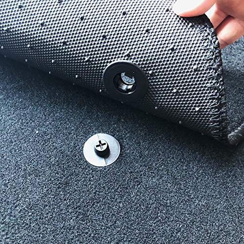 XUKEY 10pcs Universal Car Floor Mat Clips Retention Holders Grips Carpet Fixing Clamps Buckles Anti Skid Fastener Retainer Resistant