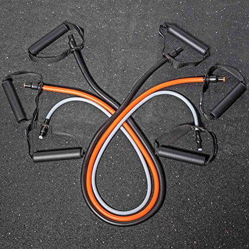 REP Fitness Tube Resistance Bands with Handles – Exercise Bands for Home Fitness Training and Strength Training - style: Heavy – 13.5mm