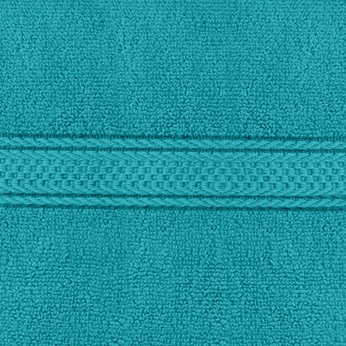 Utopia Towels 6 Pack Premium Hand Towels Set, 16 by 28 inches, 100% Ring Spun Cotton, Ultra Soft and Highly Absorbent 600GSM Towels for Bathroom, Gym, Shower, Hotel, and Spa, Turquoise - color: Turquoise, size: 6 Hand Towels