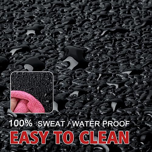 Bike Mat | 6mm Thickness, 30" X 60" Exercise Mats for Treadmill, Rowing Machine, Non-Slip Exercise Equipment Mat for Stationary Spin Bike, Home Gym Workout, Under Mat Protect Hardwood Floor & Carpet - size: 6mm/30" x 60"