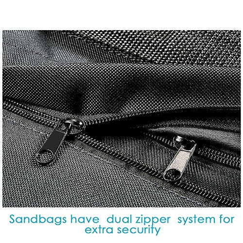 NEEWER Sandbags for Photography, 4 Pack Black Sand Bags for Weight Heavy Duty Sandbag for Light Stands Boom Arms Tripods